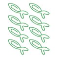 thumbnail image 2 of Oubit Belle Forme Pince Trombone, 100pcs Mignon Forme Bureau Trombone Pince Trombone Fonctionnalité Intelligente, 2 of 9