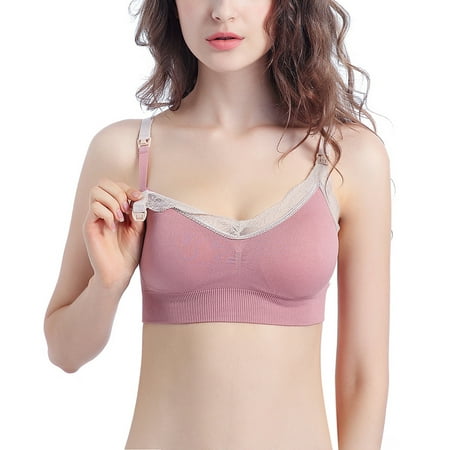 

PEASKJP Bras for Women Full Coverage Women s Lingerie Sleep Thin Comfortable Full Cup Woman Gathered Without Underwire Upper Support Pair Bra Vest Lace Bra Purple M