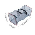 thumbnail image 3 of Crab Trap Bait Lobster Crawfish Shrimp Portable Folded Cast Net Magic Collapsible Fishing Traps Nets Accessories for Crabs Green, 3 of 7
