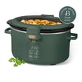 thumbnail image 2 of Beautiful 4 Qt Digital Slow Cooker with Hinged Locking Lid, Thyme Green by Drew Barrymore, 2 of 12
