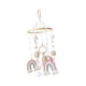 thumbnail image 2 of Móvil de bebé para cuna, sonajeros móviles para cuna, juguete de arco iris bohemio, móvil de techo de madera para habitación de niños, sala de estar Rosa, 2 of 9