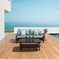 thumbnail image 2 of RST Brands Barcelo 2 Piece Fabric Outdoor Sofa & Coffee Table - Spa Blue, 2 of 6