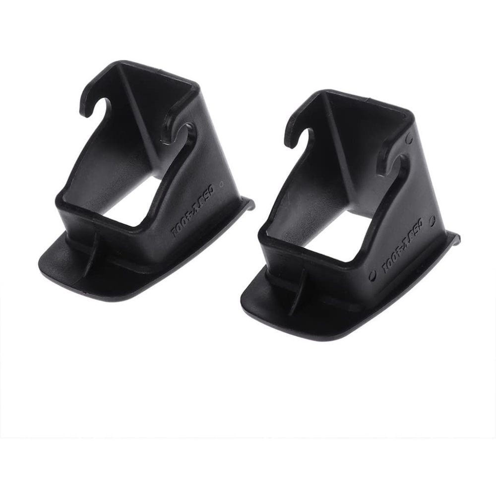 Interface Belt Latch Guide 2 Pcs Car Seat ISOFIX Interface Buckle Fixed Guide Groove Seat Belt Bracket Connector Black