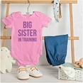 thumbnail image 3 of Big Sister In Training Expecting Bodysuit Jumper Girls Infant Baby Brisco Brands 6M, 3 of 6