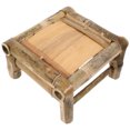 thumbnail image 1 of USHOBE Small Bamboo Chair for Bathroom and Picnic Use 1 PCS, 1 of 8