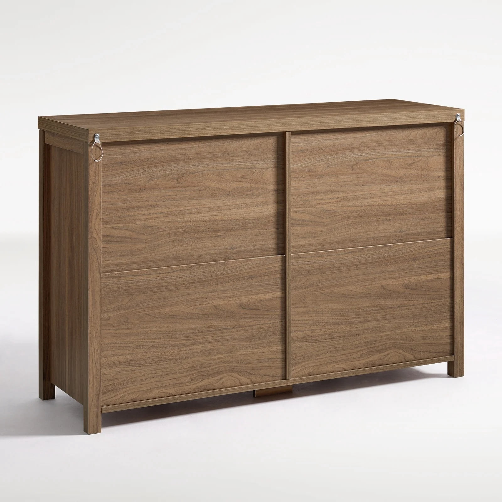 ARKANTOS Wooden 6 Drawer Double Dresser, Large Modern Chests of Drawers for Bedroom, Deep Walnut