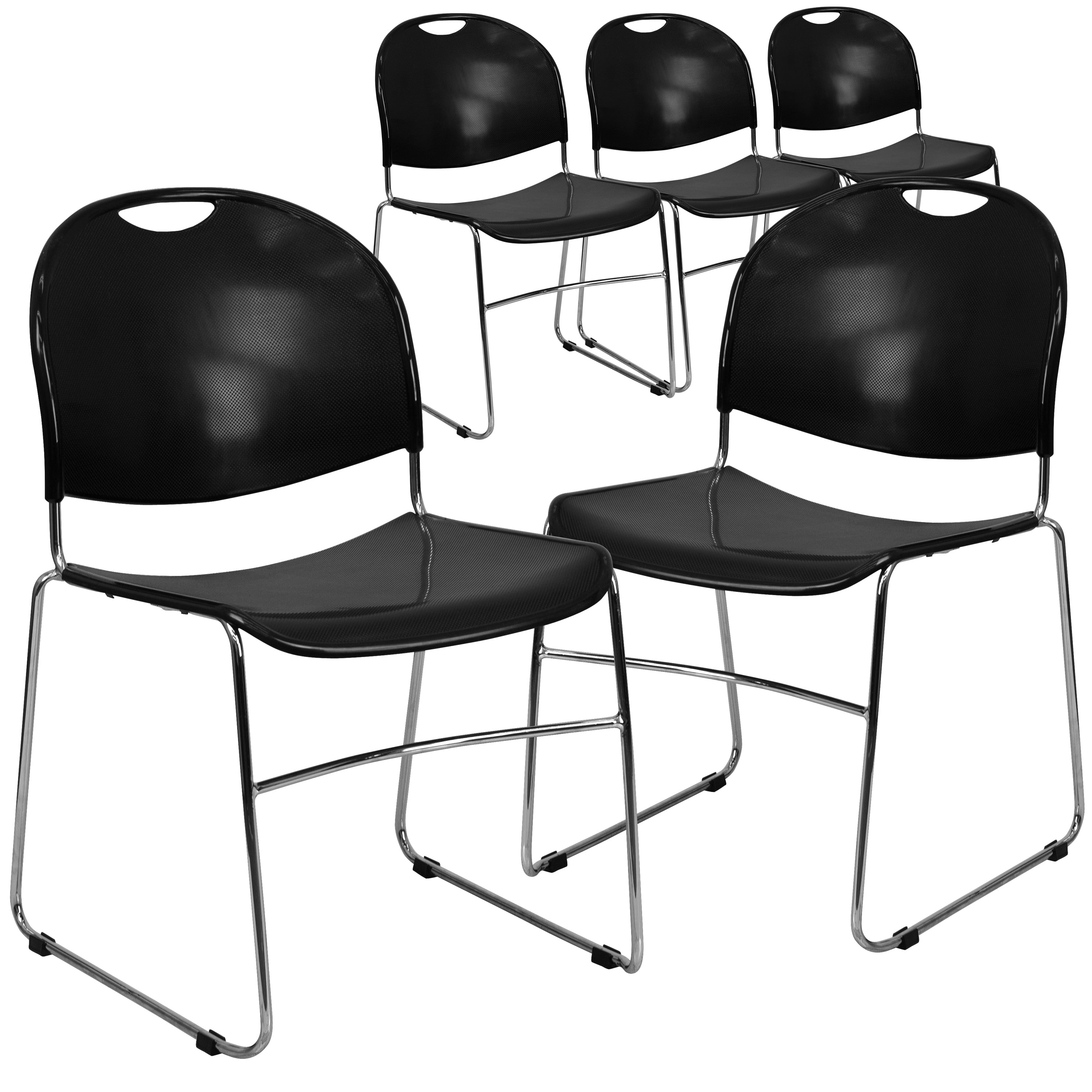 Lancaster Home 5 Pack School Stack Chair Office Guest