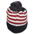 thumbnail image 4 of Best Winter Hats Adult US Flag Trump Embroidered MAGA Beanie Cap - Navy/White, 4 of 4