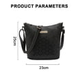 thumbnail image 2 of Bolso bandolera elegante para mujer, tipo cubo de PU, 2 of 6