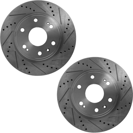 Brake Disc Compatible with 2005-2019 Nissan Frontier 4Cyl 2.5L Front  Left Driver and Right Passenger