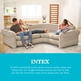 thumbnail image 6 of Intex Inflatable Corner Living Room Air Mattress Sectional Sofa, Beige, 6 of 6