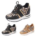 thumbnail image 4 of XIMIN Ladies' New Flat Bottomed Leopard Print Lace Up Casual Sports Light Shoes for Foreign Trade Sports Running Shoes Womens Sneaker Boots Wide Footwear, 4 of 8