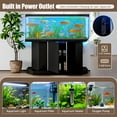 thumbnail image 2 of Aukfa 55-75 Gallon Fish Tank Stand with Storage & Charging Station, Heavy Duty Aquarium Stand for Turtle/Reptile, 880LBS Capacity,Black, 2 of 8