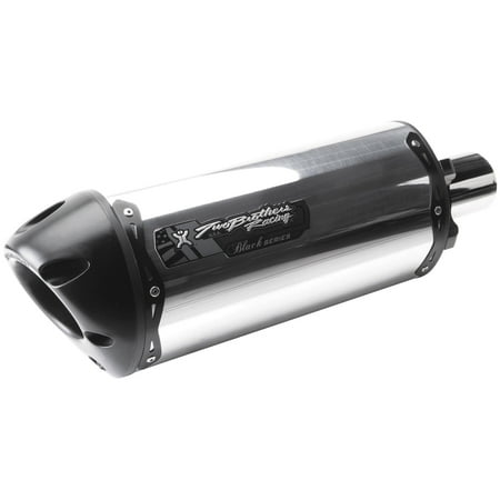 Two Brothers Black Series - Two Brothers Racing 005-3190406V-B M-2 Black Series V.A.L.E. Slip-On - Aluminum