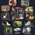 thumbnail image 5 of TEIPUERY Survival Kits 38 in 1,Survival Gear and Equipment for Men Camping Hiking Hunting Outdoor Adventure,Survival Tool Gifts for Men Dad Husband, 5 of 9