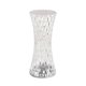 thumbnail image 2 of Lámpara de mesa de cristal LED de cintura pequeña Lámpara de Wdftyju proyección de colores RGB ajustable con carga USB con control táctil Luz de noche romántica, 2 of 4
