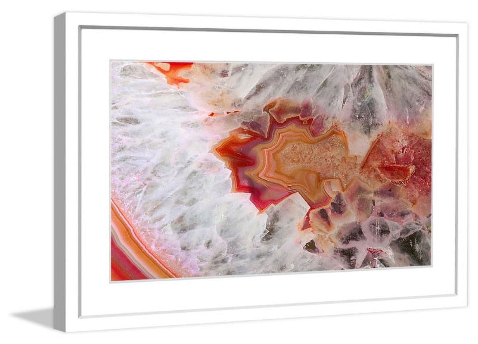 "Sand Layers" Framed Painting Art Print, 18" x 1.5"