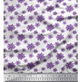 thumbnail image 1 of Soimoi Poly Georgette Fabric Aster Floral Print Fabric by the Yard 42 Inch Wide, 1 of 3
