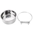 thumbnail image 3 of Qiilu Food Feeder, Stainless Steel Bird Cage Feeder, For Bird For, 3 of 8
