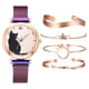 thumbnail image 3 of Elegante reloj de 34 mm para mujer con , conjunto de , banda de Púrpura Hugo brazalete de reloj de acero inoxidable, 3 of 10