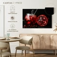 thumbnail image 5 of Elephant Stock Pomegranate Prosecco Cocktail Wall Art - Horizontal Canvas Wall Art - Dining Room Wall Decor - Food And Drink Canvas - Red And Black Decor - 12" x 8", 5 of 8