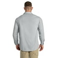 thumbnail image 2 of 33,000ft Men's Long Sleeve Sun Protection Shirt UPF 50+ UV Quick Dry Cooling Fishing Shirts for Travel Camping Hiking Silver Grey Large, 2 of 7