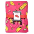 thumbnail image 2 of Angelina Women's Cozy Fleece Blanket with Slipper (1-Pack), 2 of 4