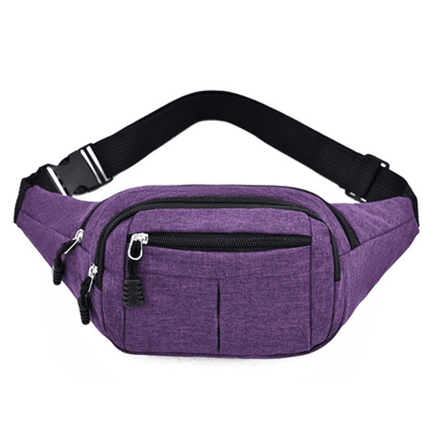 Riñonera cruzada para hombre y mujer, bolso de cintura grande para entrenamiento al aire libre, viajes, correr de forma informal.