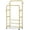 Gold, variant on Pink Clothes Rack, Double Rods Clothing Racks for Hanging Clothes, Rolling Garment Racks with 3-Tier Shelves, Portable Rack with Wheels for Bedroom, Laundry, Living Room