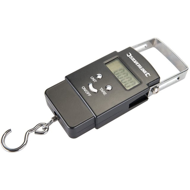 110lb/50kg Écailles de Poisson Rétroéclairées LCD Balance Électronique Portable Balance de Pêche Numérique Balance Suspendue