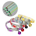 thumbnail image 1 of Collares brillantes para mascotas con campanas que brillan por la noche, Collar para perros y gatos, Accesorios luminosos para el cuello, envío directo, 1 of 4