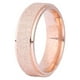 thumbnail image 1 of Guardurnaity Hombres Mujeres Titanio Acero Mate Pareja Anillos Compromiso Anillo de Dedo Tamaño 7-10 Ropa, zapatos y accesorios Miscelánea Oro rosa Talla 7, 1 of 3