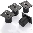 thumbnail image 1 of Aluminum Patas ajustables para muebles, patas para cama, muebles elevados, patas de aleación de aluminio para Base de cama, gabinete, mesa, 4 Uds. (negro, altura 50mm), 1 of 5