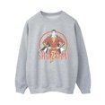 thumbnail image 1 of DC Comics Womens Shazam Retro Circle Distressed Sweatshirt, 1 of 3
