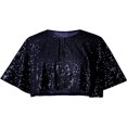 thumbnail image 3 of Sleeveless Double V-Neck Long Mermaid Sequin Formal Evening Dresses, 3 of 8