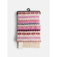 thumbnail image 4 of Free Assembly Women’s Fair Isle Wool Blend Scarf, Oatmeal Heather, 4 of 4