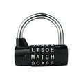 thumbnail image 6 of Door Handle Password Lock 5 Letter Combination Lock Padlock Wardrobe Combination Lock Security Lock Gym Locker, 6 of 10