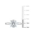 thumbnail image 4 of Everly Women's Moissanite 14K White Gold Engagement Ring, 4 of 7