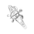 thumbnail image 2 of Sterling silver 925 shiny Hawaiian honu sea turtle ring size 8.5, 2 of 3