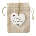 thumbnail image 1 of Ruifaya Ojalá vivieras al lado: colgante acrílico con forma de corazón, regalo para San Valentín, 1 of 7