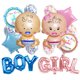 thumbnail image 1 of Set de globos para baby shower, 19 piezas, revelador de género para niños y niñas, 1 of 1