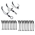 thumbnail image 4 of Fishing Tackle Kit, Fishing Hooks Anti Rigs Sleeve 40pcs Convenient Non Slip Large And Small Size With Storage Box For Freshwater ANGGREK Carp Fishing Hooks Sleeve, 4 of 8