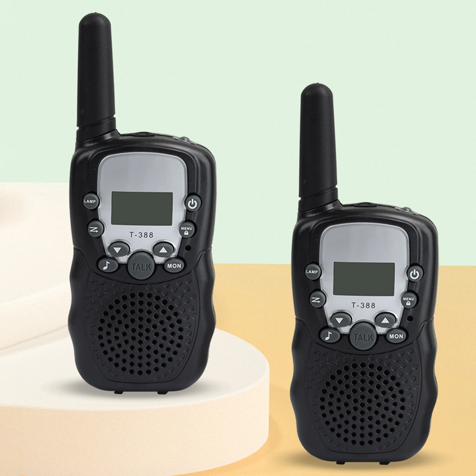Porfeet 2Pcs BF-T3 Walkie Talkie Mini Portable Long Range Two Way Radio  Kids Birthday Gift for Outdoors