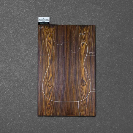 Mexican Cocobolo Electric Guitar Drop Top Stratocaster (ES) Set – MCES000741-3.4