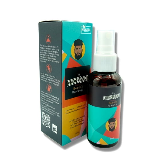 EverydayHustle Scented Beard Oil Spray for Men, Jasmine, Jojoba, Argan, Coconut, 60ml