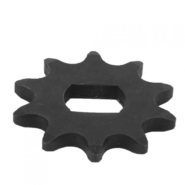Rueda dentada de hierro fundido para motor de scooter eléctrico, orificio de montaje, accesorio de motor central, rueda dentada de 10 dientes