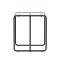 thumbnail image 2 of HOMEBYTE Modern Tempered Glass Coffee Table End Table Side Table for Living Room,bedroom, Transparent, 2 of 9
