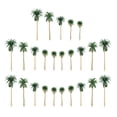 thumbnail image 1 of Miangastore 25Pcs Simulation Coconut-tree Shaped Adornments Small Tree Models Sand Table Accessories, 1 of 8