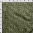 thumbnail image 4 of oneOone Rayon Olive Green Fabric Honey Bees Diy Clothing Quilting Fabric Print Fabric By Yard 56 Inch Wide, 4 of 5