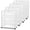 White, variant on Sterilite Wide 3 Drawer Storage Cart, Plastic Rolling Organization Cart, Grey Pumice